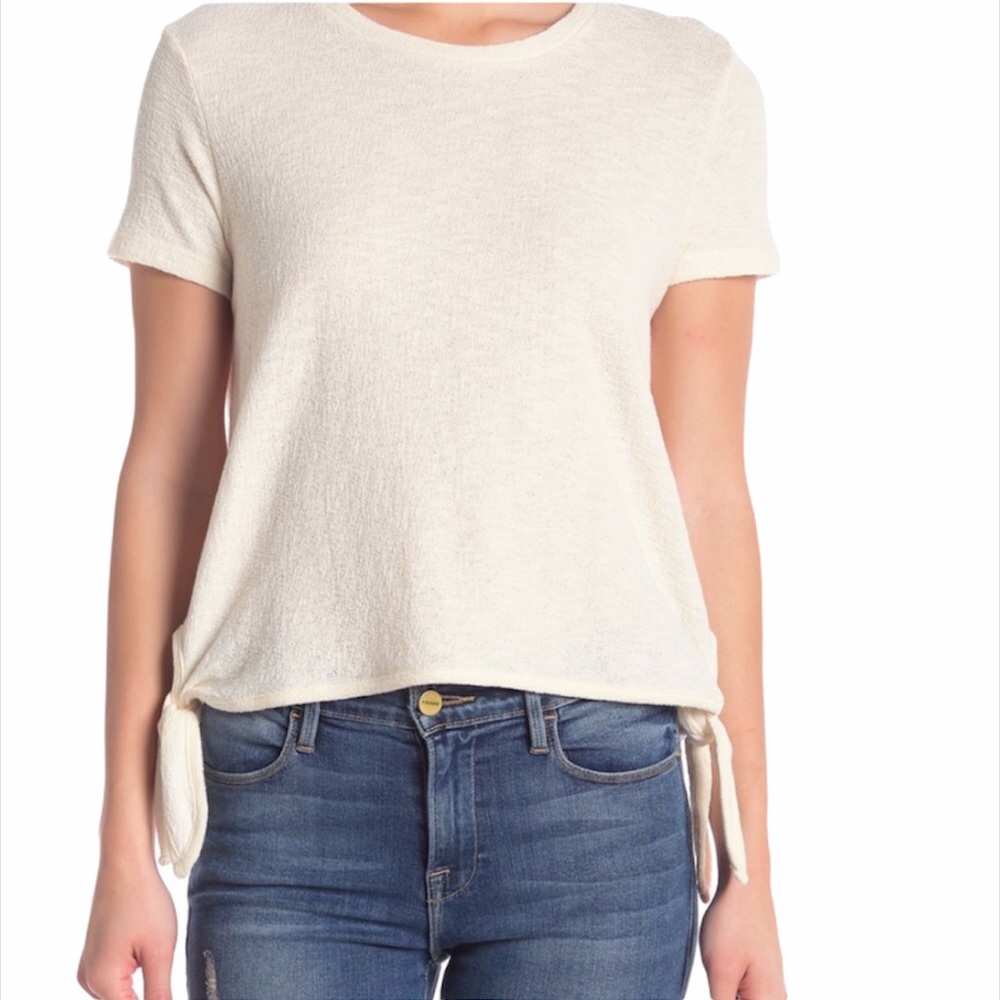 MADEWELL Modern Side Tie Top